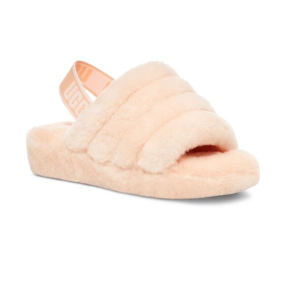 UGG Shoes - UGG Australia Fluff Yeah Slides Slippers Shoes 8 Light Pink